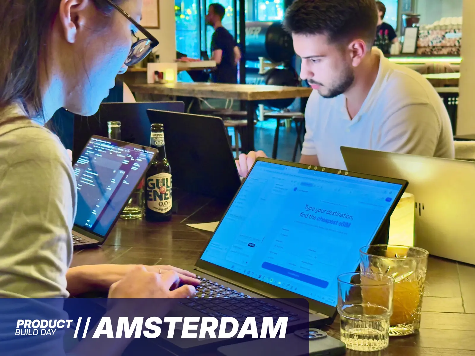 A team building at the Amsterdam edition