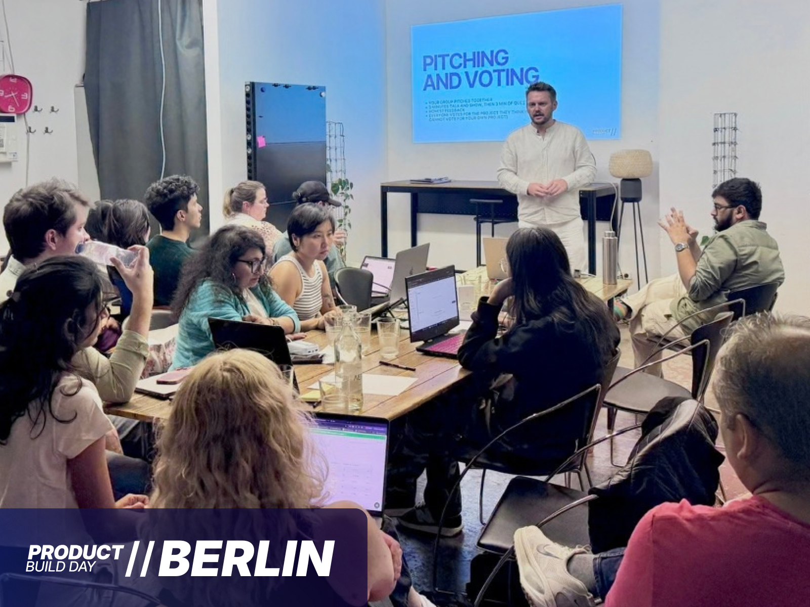 Pitching and voting at the Berlin edition
