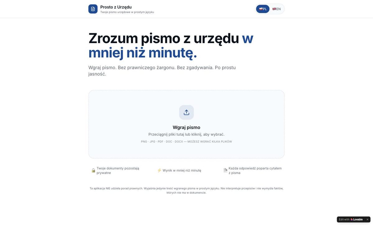 Prosto z Urzędu by Emil Słowik