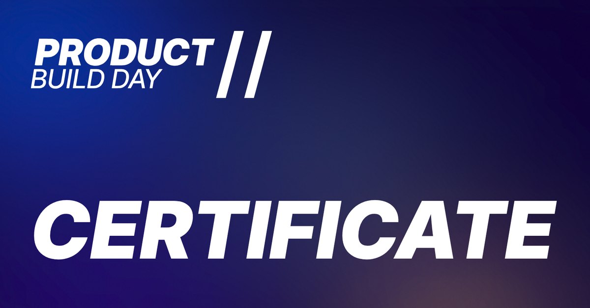 Certificate cover: the logo and the word CERTIFICATE on the aurora