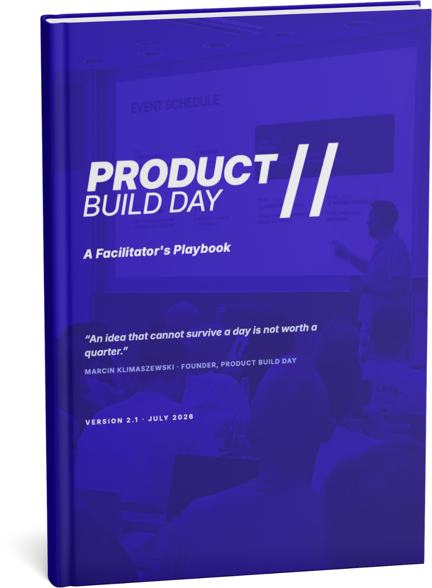 Product Build Day — A Facilitator's Playbook cover